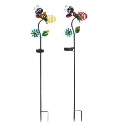 Smart Solar Decorative Bizzy Bug Stake Light - Assorted