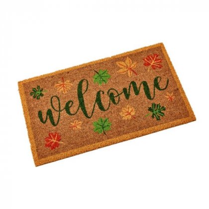 Outside In Leafy Welcome Decoir Mat 40 x 60cm