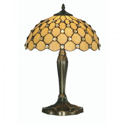 Oaks Lighting Tiffany Style Jewel Table Lamp