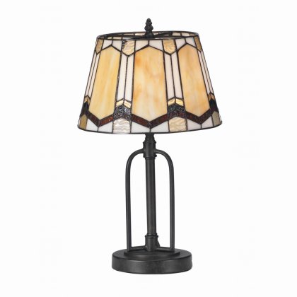 Oaks Lighting Tiffany Style Curan Table Lamp