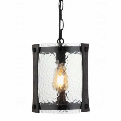 Oaks Lighting Inger 1 Light Pendant Black