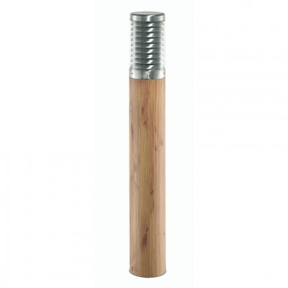 Oaks Lighting Titanio 1M Outdoor Post Light Simulated Wood