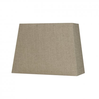 Oaks Lighting Rectangular Linen Shade Bracken - Various Sizes