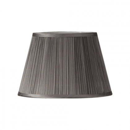 Oaks Lighting Mushroom Pleated Shade Earl Grey - Various Sizes