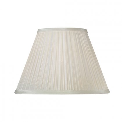 Oaks Lighting Small Box Pleat Shade Ivory - Various Sizes