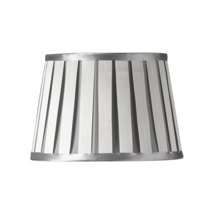 Oaks Lighting Pleated Shade Soft Grey - Various Sizes