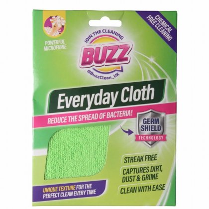 Buzz Microfibre General Purpose Cloth with Germ Shield