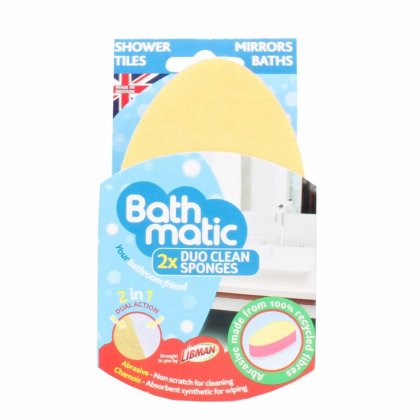 Bathmatic Cleaning Sponge - Duo Pack