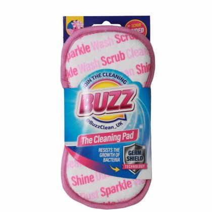 Buzz Cleaning Pad with Germ Shield - Pink