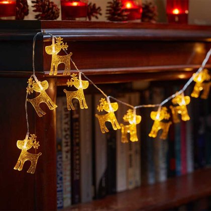 Three Kings Festive Decor String Lights Set of 20 - SparkleDeer