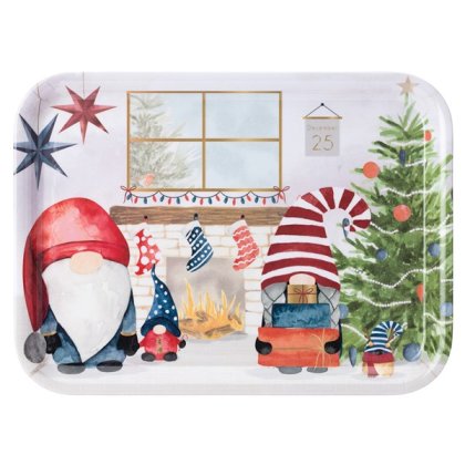 Foxwood Home Christmas Gonk Large Tray