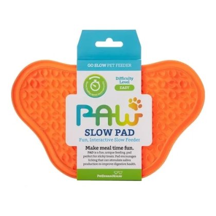 Pet Dream House Paw Lick Pad - Orange