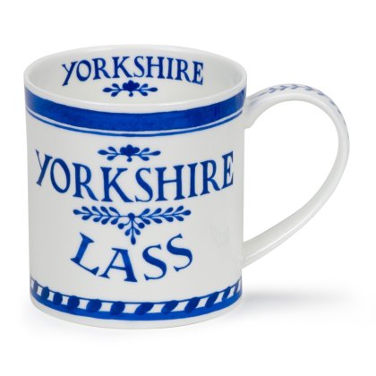 Dunoon Orkney Shape Fine Bone China Mug - Yorkshire Lass