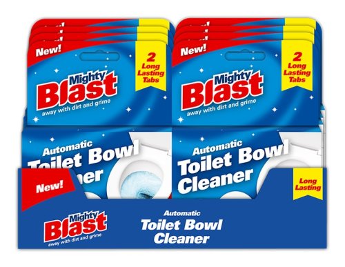 Toilet Bowl Cleaner Tablets - 2 Pack with PDQ