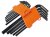 Faithfull Long Arm Hex Key Set 13 Piece (1.3-10mm)