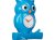 Karlsson Wall Clock Owl Pendulum - Bright Blue