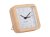 Karlsson Alarm Clock Neat Bamboo Square - White