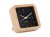 Karlsson Alarm Clock Neat Bamboo Square - Black