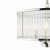 Eveyln 3 Light Pendant Polished Nickel Glass