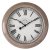 Outside In Biarritz Wall Clock 12in - Grey