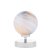 Dar Esben Touch Table Lamp Polished Chrome with Planet Glass