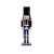 Three Kings Navy & Silver Nutcracker Large - Assorted