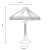 Oaks Lighting Tiffany Style Ophelia Table Lamp