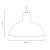 Oaks Lighting Kanya Pendant Soft Grey