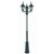 Oaks Lighting Cardinal 3 Head Outdoor Lamp Post Black