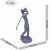 GOLFER MAN Elur Iron Figurine 22cm Grey Shimmer