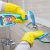 Elbow Grease Anti-Bacteria Rubber Gloves - Medium