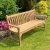 Minster Stylish Living KD 3 Seater Wave Bench