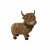 Giftware Trading Standing Highland Cow 12.5cm - Assorted