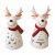 Giftware Trading Ceramic Reindeer T-Light Holder 13cm - Assorted