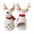 Giftware Trading Ceramic Reindeer T-Light Holder 13cm - Assorted