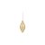 Premier Decorations 80-110mm Shiny Champagne Gold with Detail Glass Bauble - Assorted