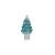 Premier Decorations 20cm Silver Mini Tinsel Tree with Baubles - Assorted