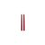 Premier Decorations 27.5cm Taper Candles with Flickerbright Flame (Pack of 2) - Red