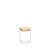 Jomafe Store&Care Square Glass Jar With Bamboo Lid - 1100ml