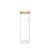 Jomafe Store&Care - Round Glass Jar with Bamboo Lid - 2000ml