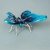 Tilnar Brushed Aqua Butterfly Large - 19 cm