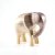 Tilnar Art Brushed Silver Elephant XL - 12 cm