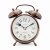 Acctim Pembridge Antique Brass Alarm Clock