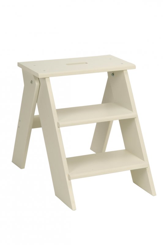 Garden Trading Folding Wooden Step Stool in Chalk at Barnitts Online ...