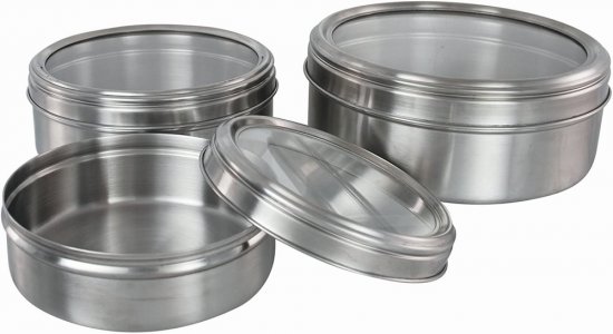 Buckingham Set of 3 Stainless Steel Cake Tins