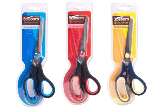 CK Scissors Gen Purp Rubber Grip - Assorted