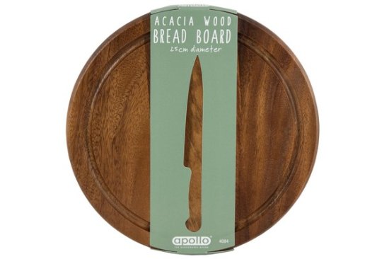 Acacia Round  Bread Board - 25cm