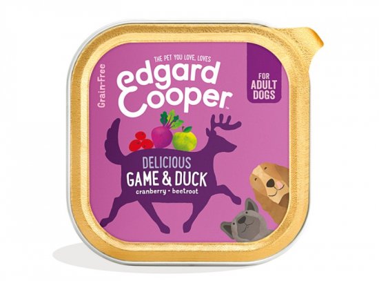 Edgard & Cooper Adult Grain Free Game & Duck with Cranberry, Beetroot & Sweet Potato 150g