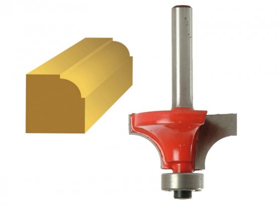 Faithfull Router Bit TCT 9.5mm Rounding Over 1/4in Shank