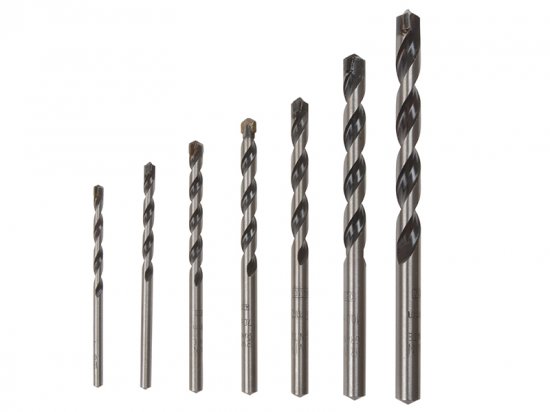 Irwin Granite Drill Bit Set 7 Piece 4-12mm